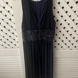 Party Dress in Navy Blue